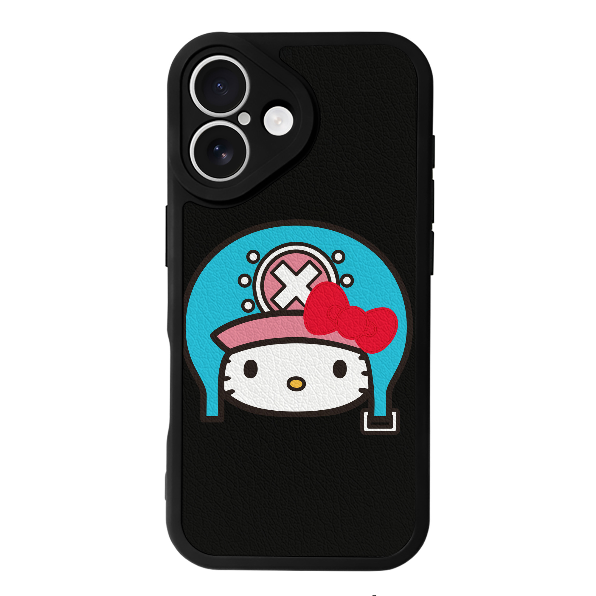 （画像用） Hello Kitty ハローキティ 【iPhone 16シリーズ対応】シリコンスマホケース（レザー調） 材質：シリコン